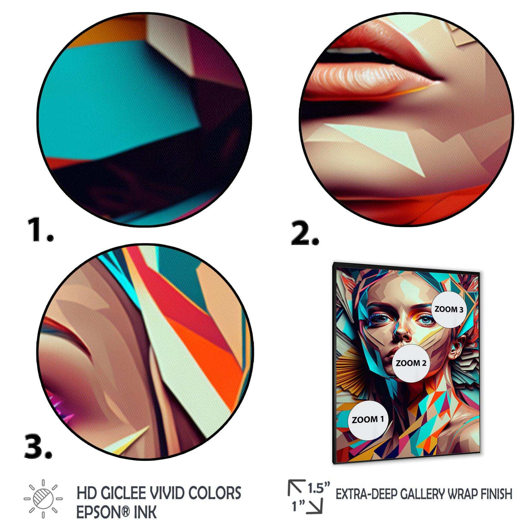 Cubic Woman Portrait I