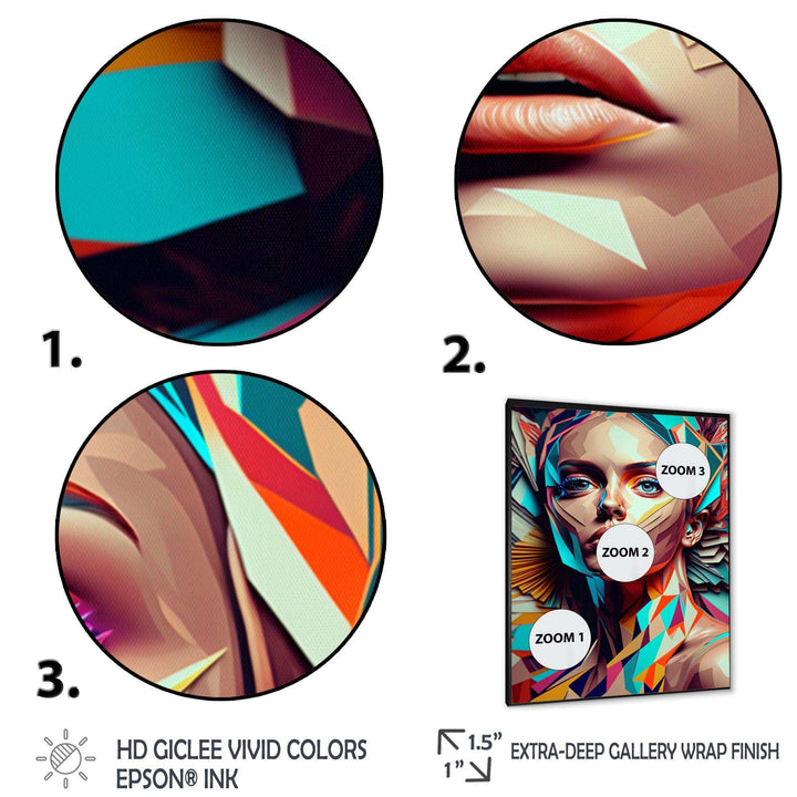 Cubic Woman Portrait I
