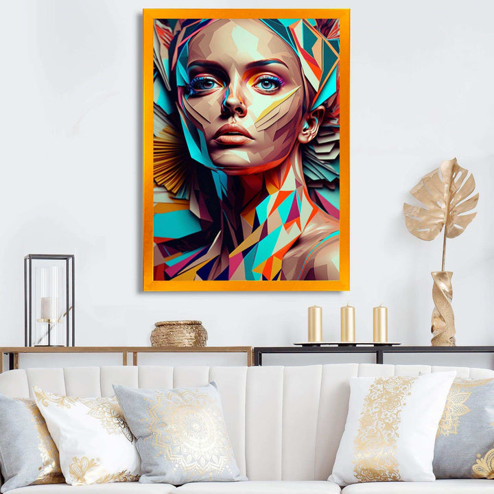 Cubic Woman Portrait I