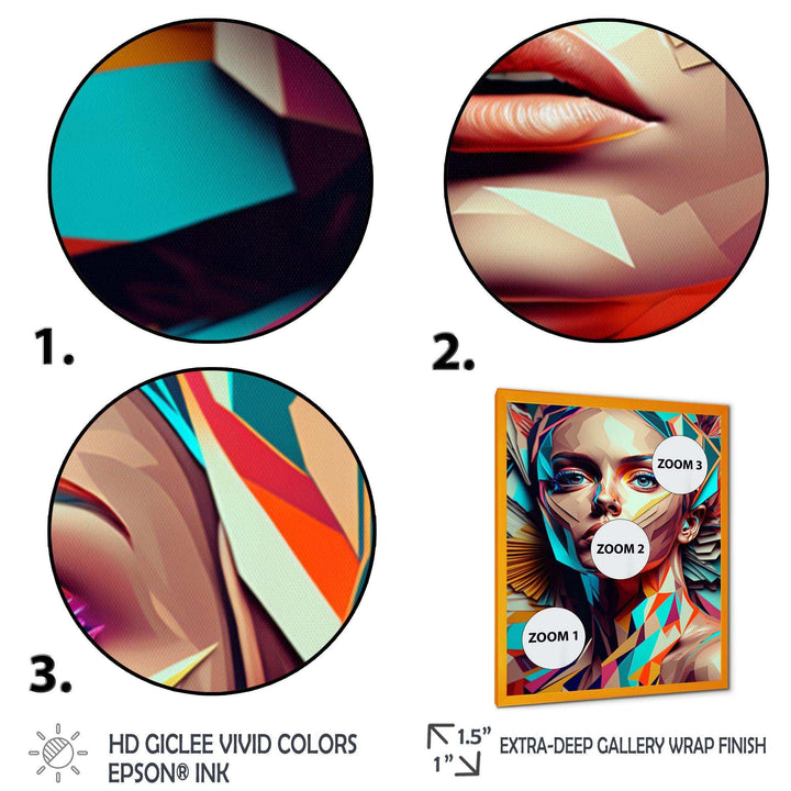 Cubic Woman Portrait I