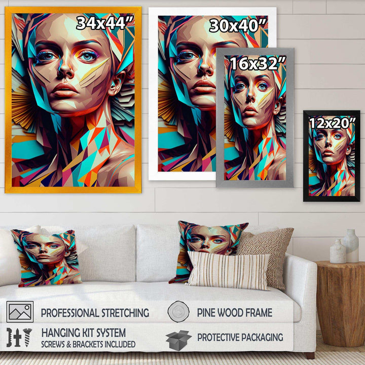 Cubic Woman Portrait I
