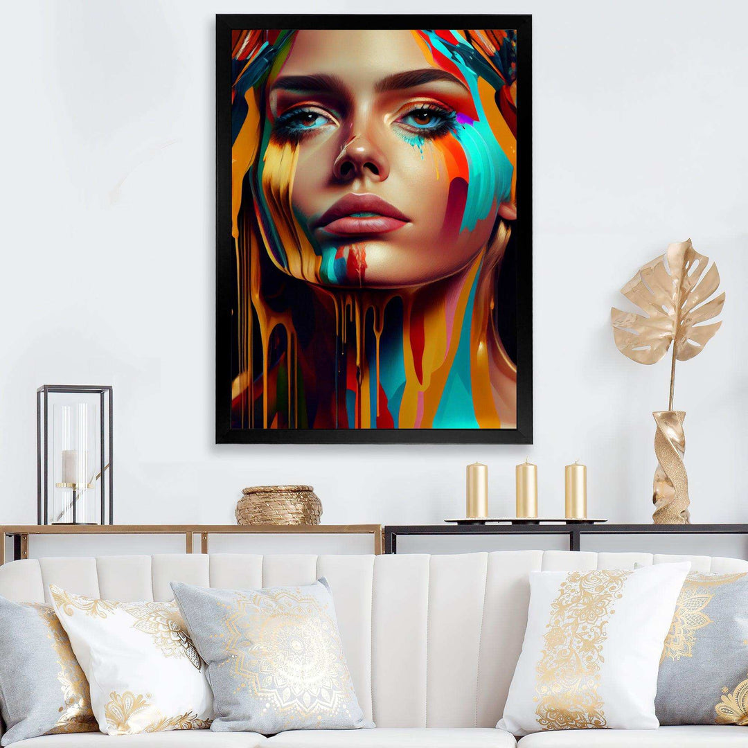 Vibrant Creative Woman Portrait V