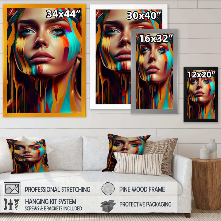 Vibrant Creative Woman Portrait V