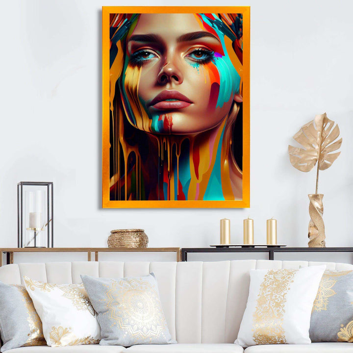 Vibrant Creative Woman Portrait V