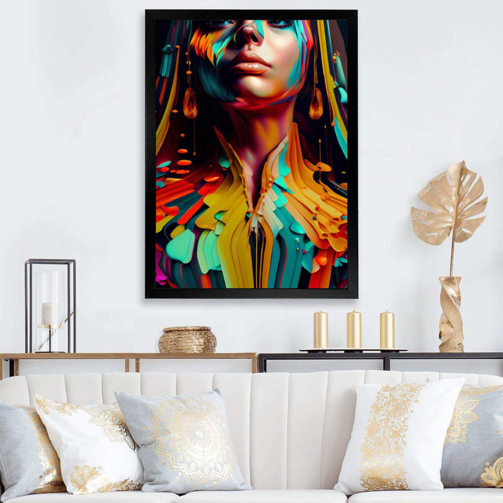 Vibrant Creative Woman Portrait VI