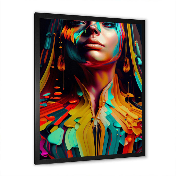 Vibrant Creative Woman Portrait VI