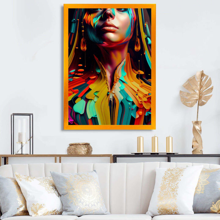 Vibrant Creative Woman Portrait VI
