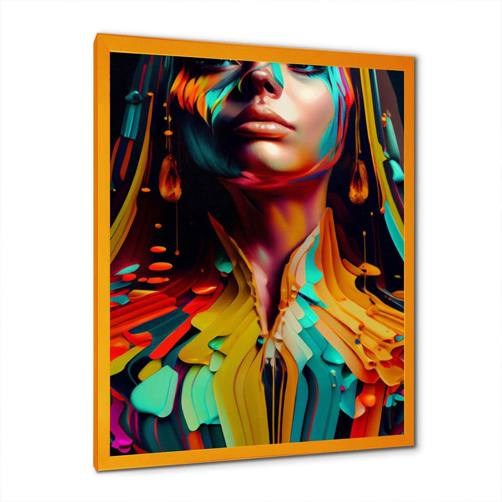Vibrant Creative Woman Portrait VI