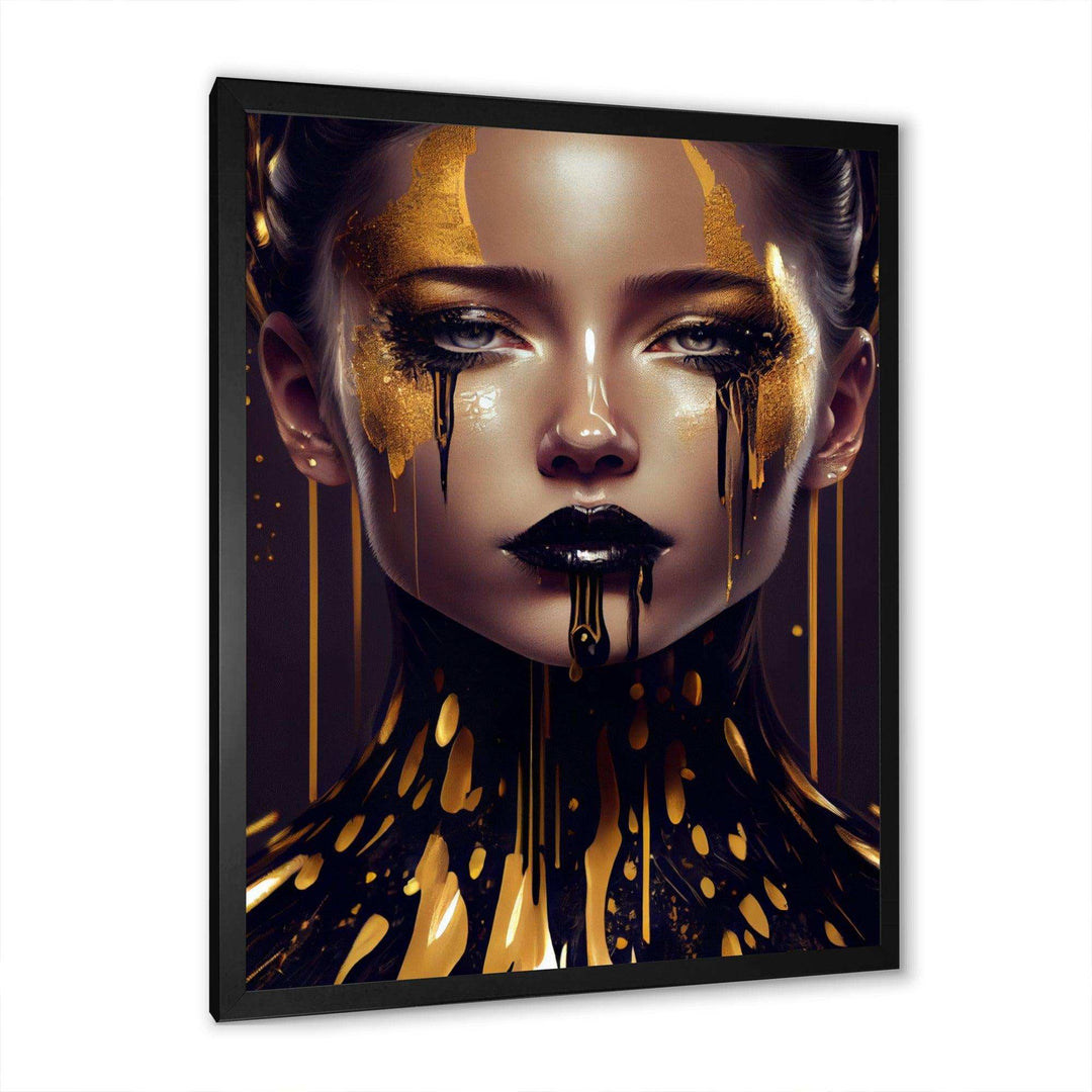 Sensual Liquid Gold Woman VI