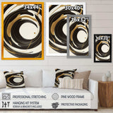 Black, Silver And Gold Blending Swirls V