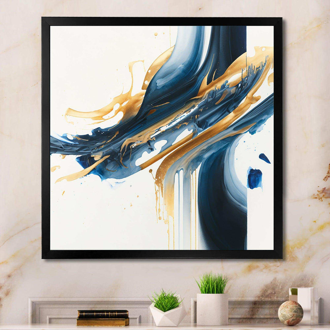 Stylish Spiral Abstract II - Modern Canvas Wall Art
