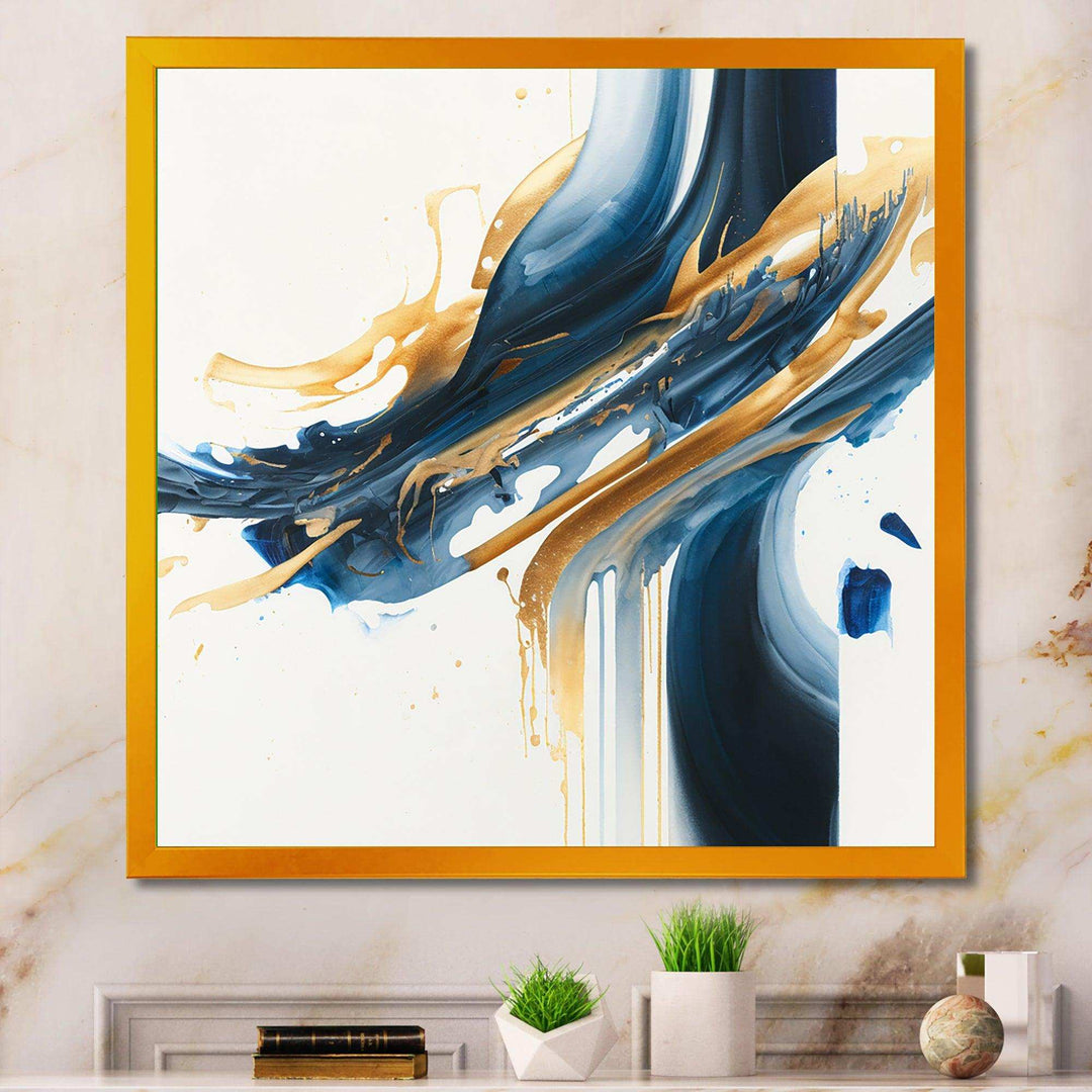 Stylish Spiral Abstract II - Modern Canvas Wall Art