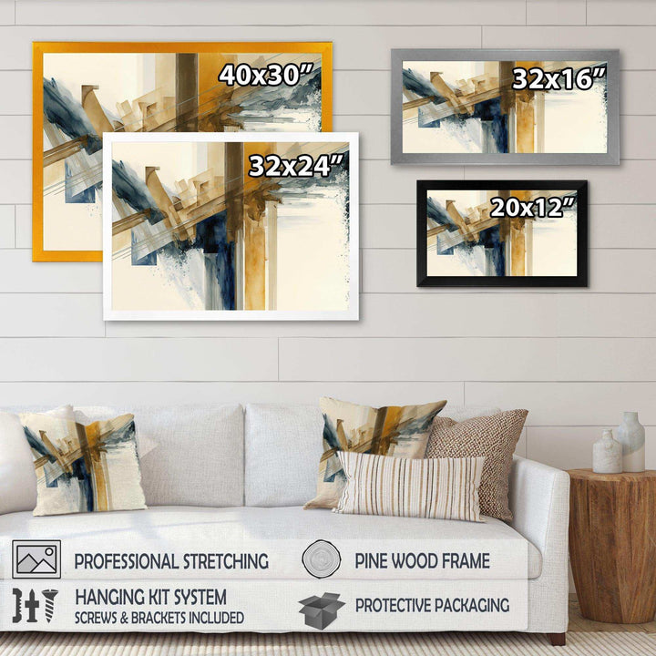 Modern Watercolor Abstract II - Modern Canvas Wall Art