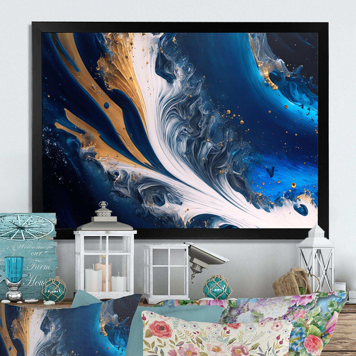 Ice Paint Splash III - Modern Wall Art Prints
