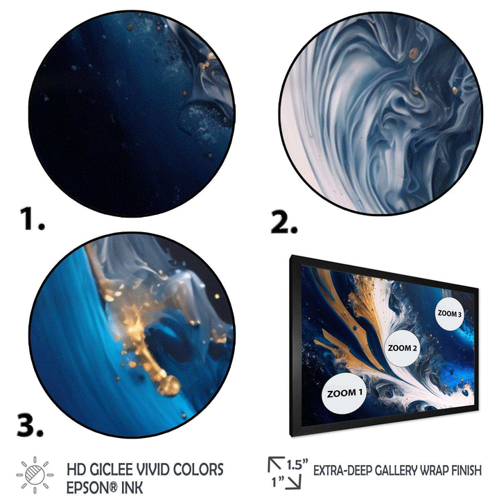 Ice Paint Splash III - Modern Wall Art Prints