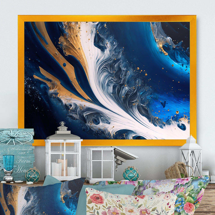Ice Paint Splash III - Modern Wall Art Prints