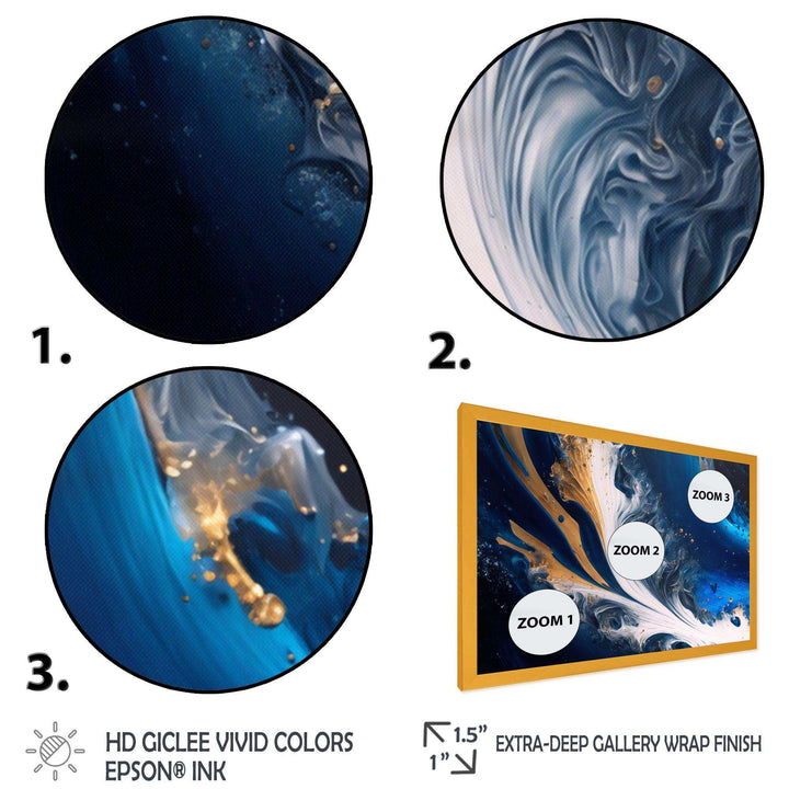 Ice Paint Splash III - Modern Wall Art Prints