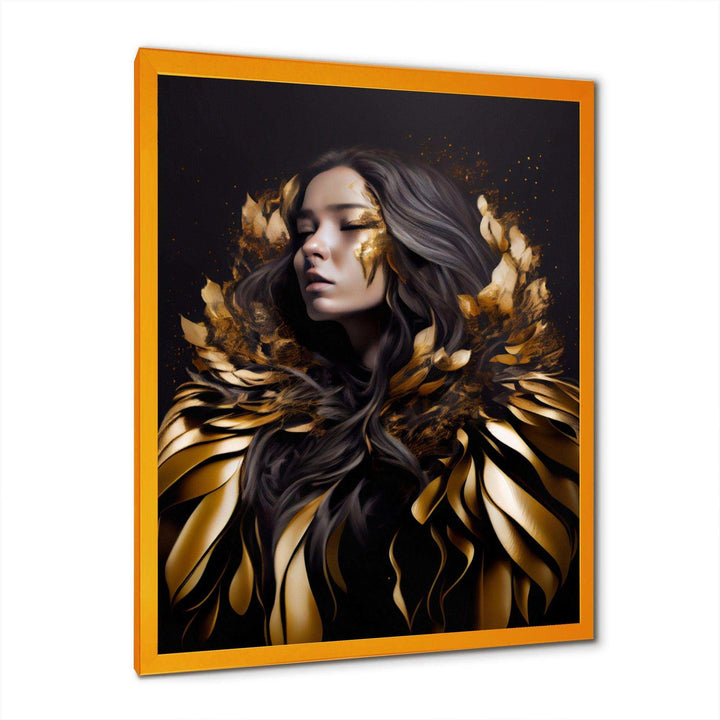Gold And Black Sensual Woman III