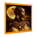 Queen African Woman Under Moon III