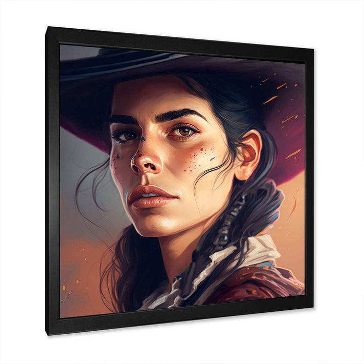 Western Cow Girl I
