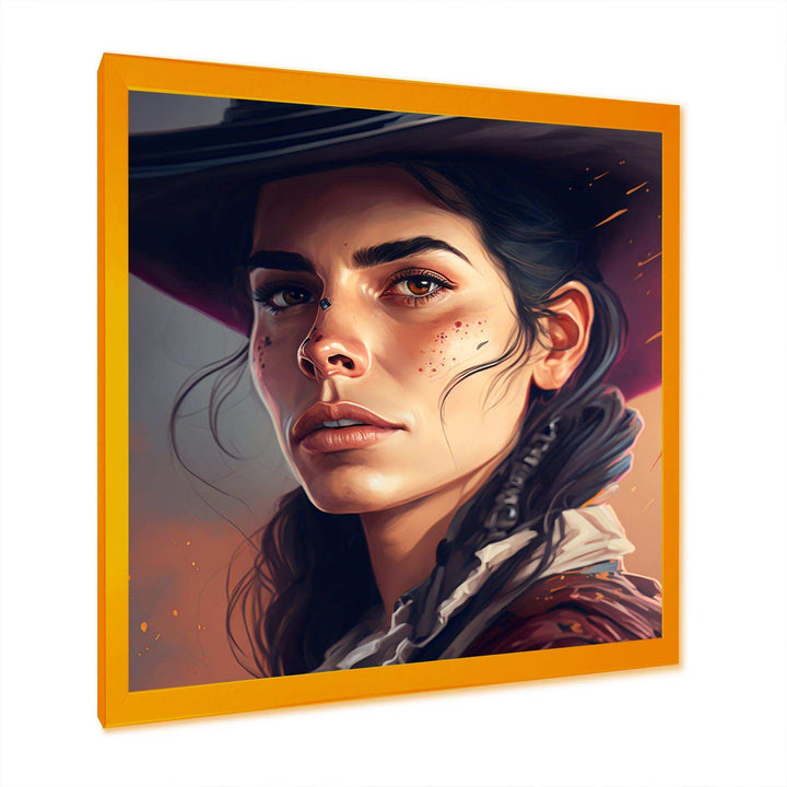 Western Cow Girl I