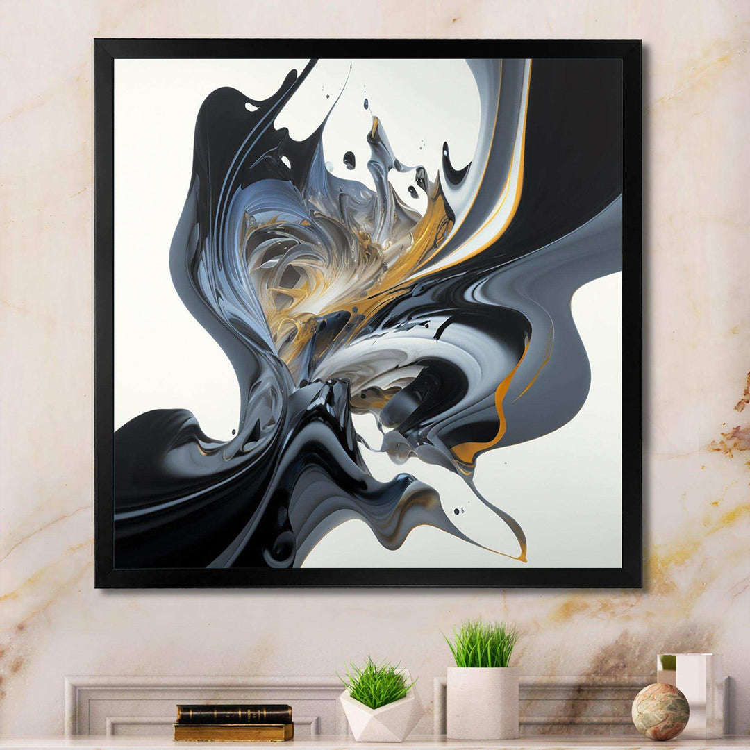 Bright Blue Smooth Abstract II - Modern Wall Art Prints