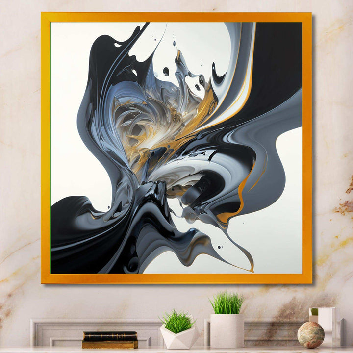 Bright Blue Smooth Abstract II - Modern Wall Art Prints