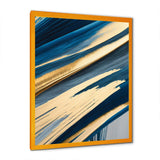 Bold Blue Brush Strokes I