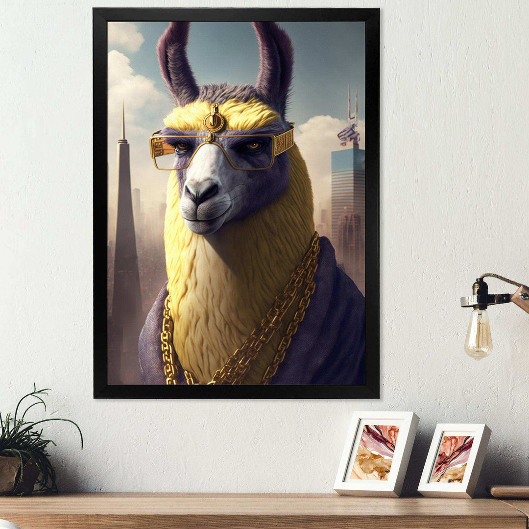 Llama Gangster In NYC