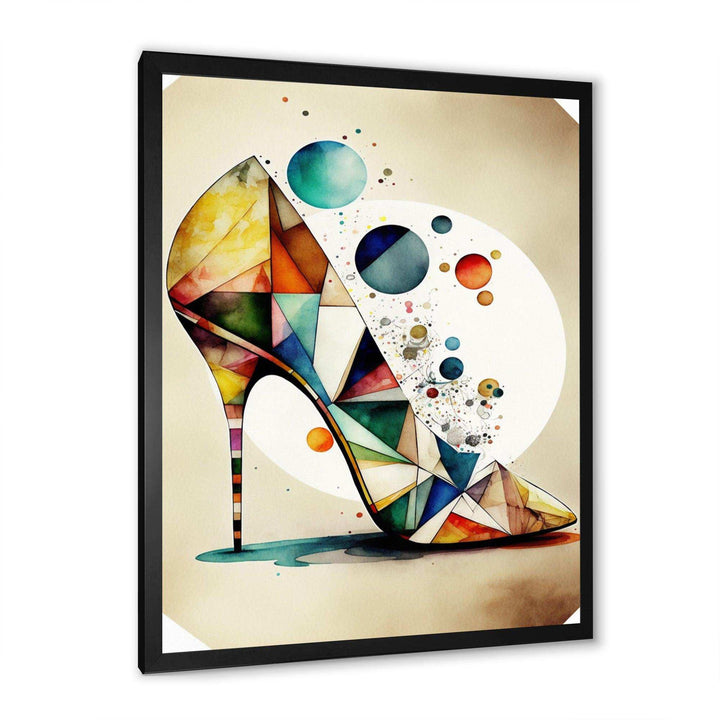 Retro Art Deco High Heel Shoe X