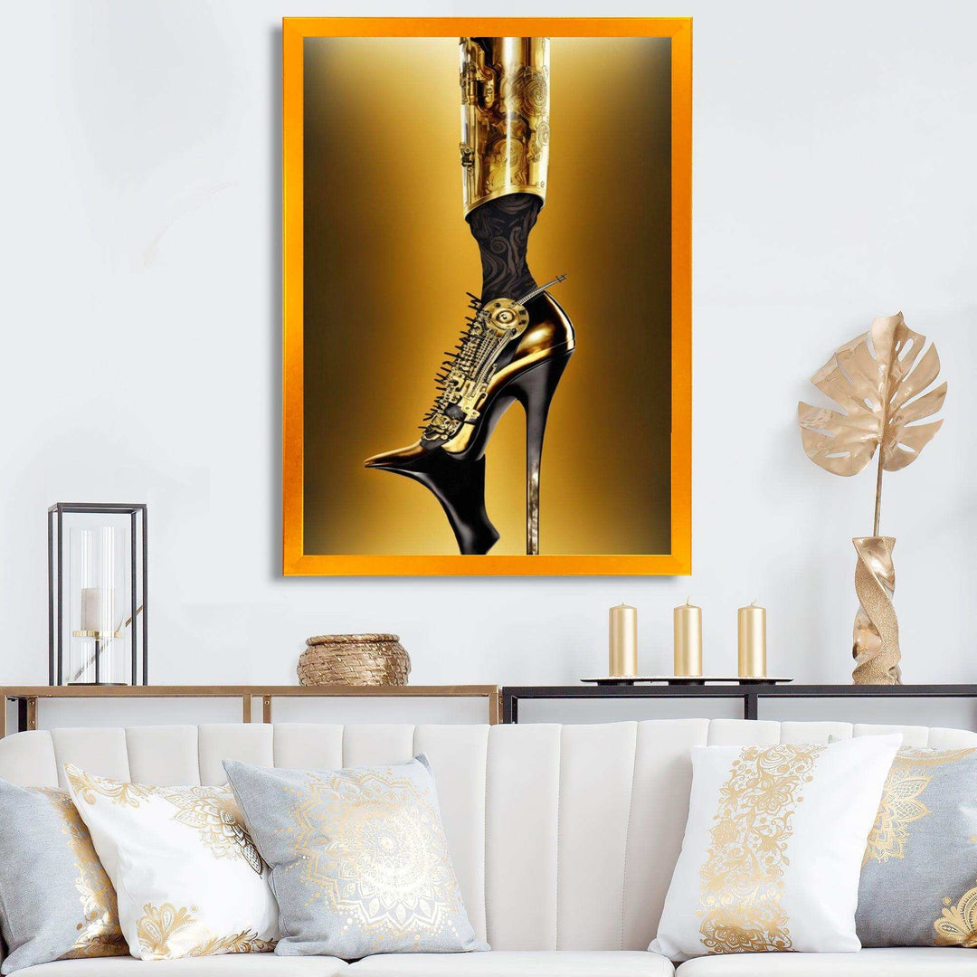 Golden Mechanic High Heel V