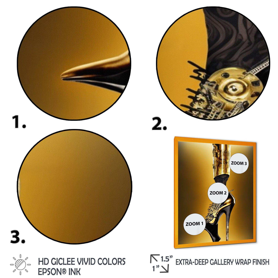 Golden Mechanic High Heel V
