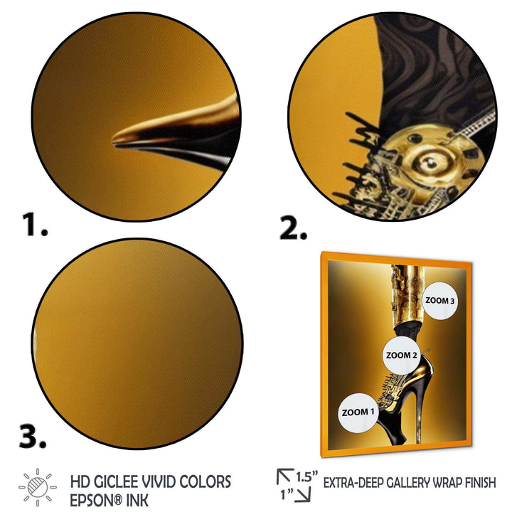 Golden Mechanic High Heel V