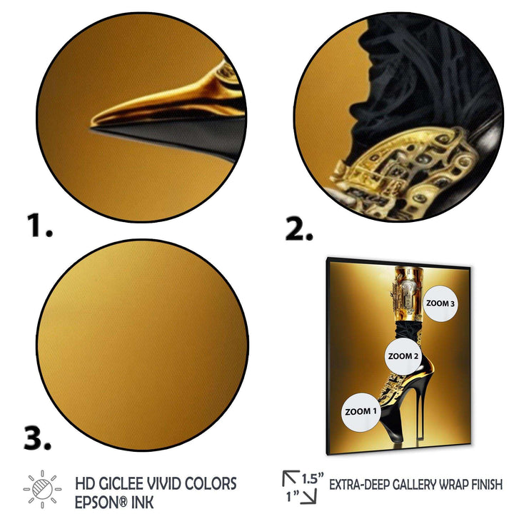 Golden Mechanic High Heel VI