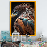 Macro Colorful Feather Eagle III