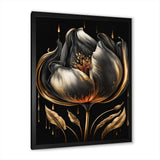 Black And Gold Tulip