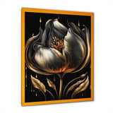 Black And Gold Tulip