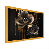 Black And Gold Orchid I