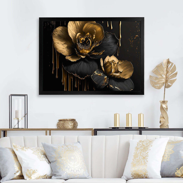 Black And Gold Orchid II