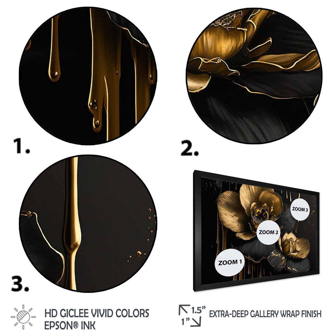 Black And Gold Orchid II