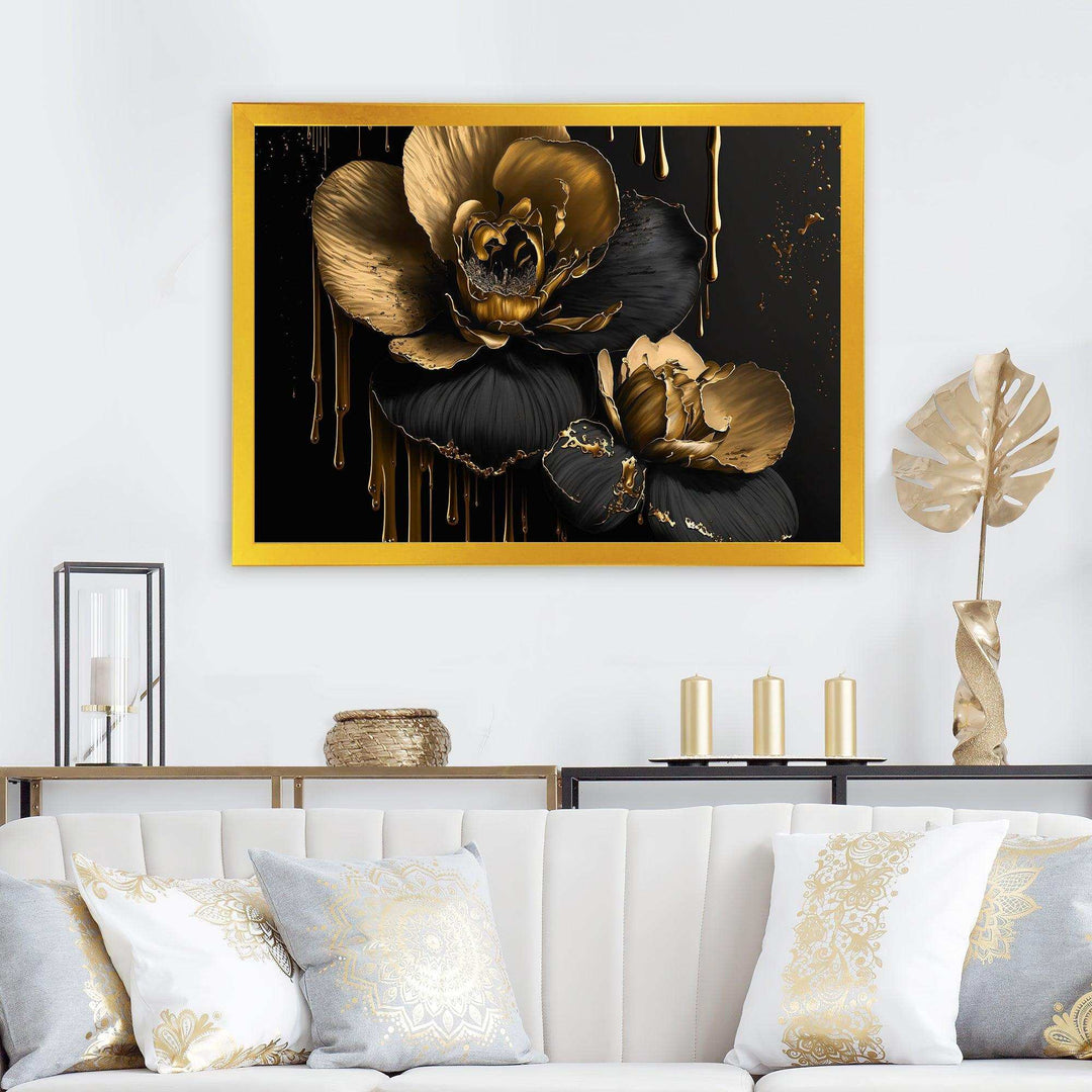 Black And Gold Orchid II