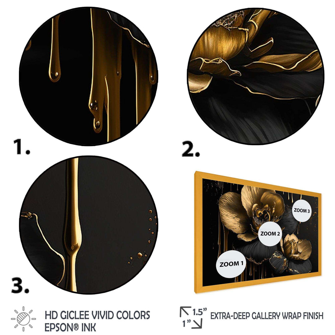 Black And Gold Orchid II