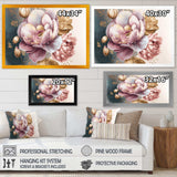 Pink And Gold Orchid Flower I