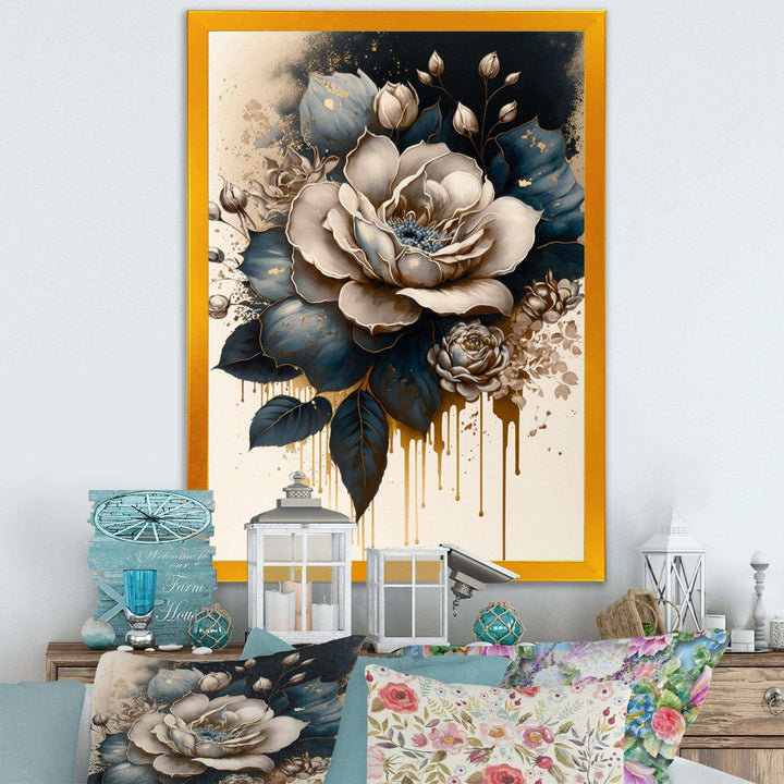 Black And White Rose Design III
