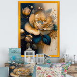 Yellow And Blue Roses I