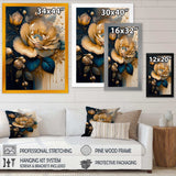 Yellow And Blue Roses I