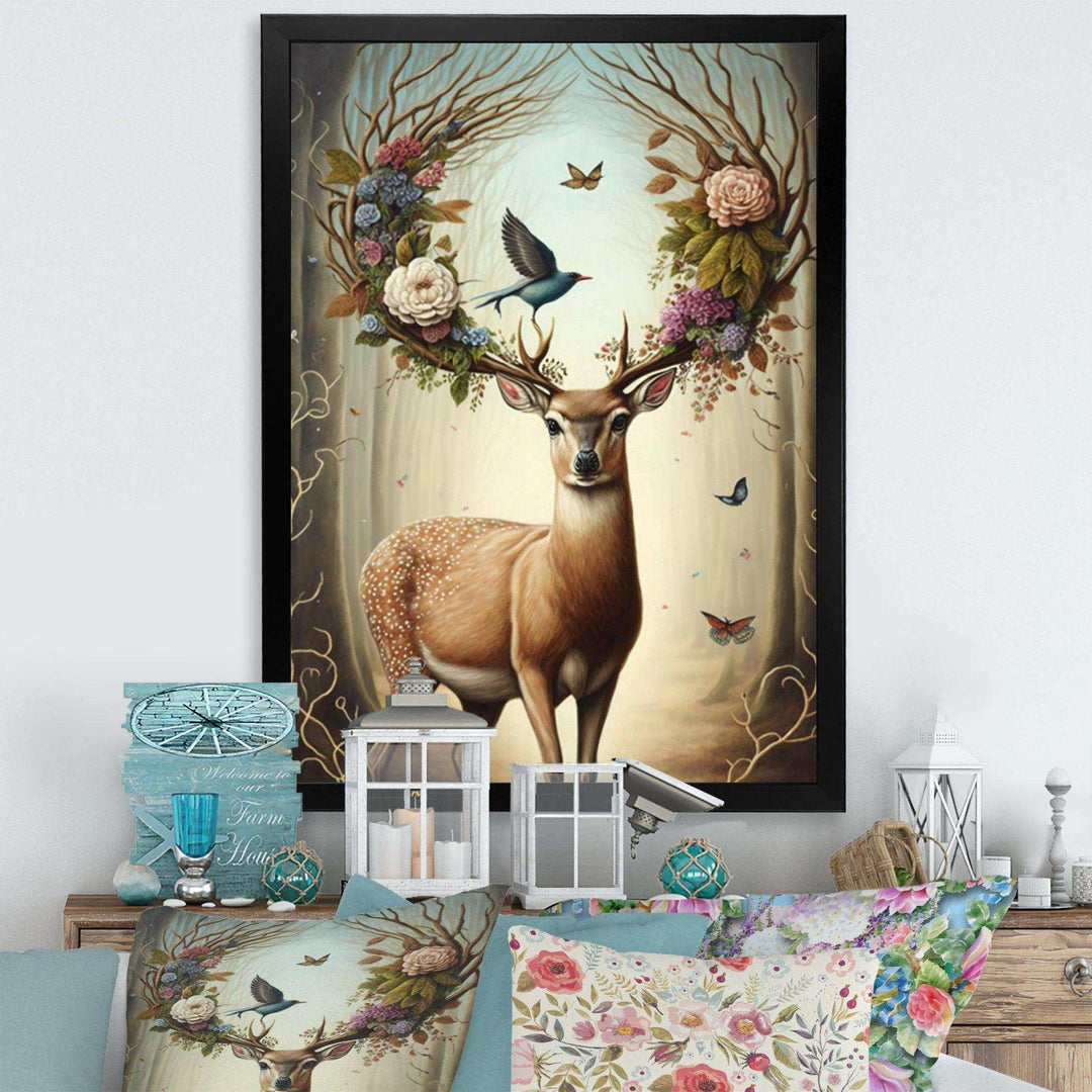 Deer With Blooming Antlers V