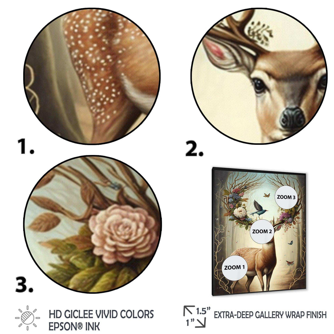 Deer With Blooming Antlers V