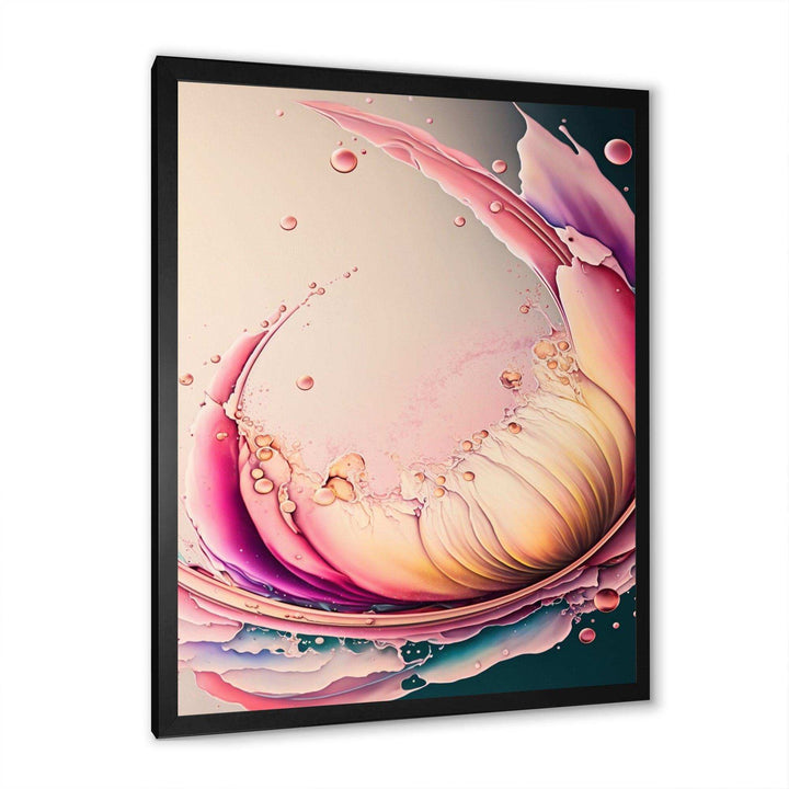 Multicolor Liquid Ink Tulip Flowers IV