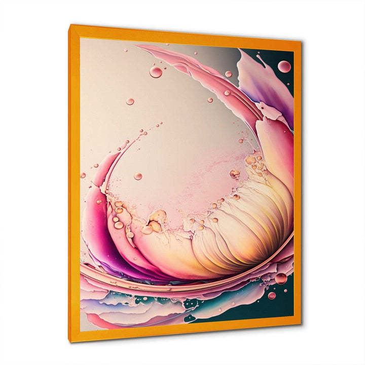 Multicolor Liquid Ink Tulip Flowers IV